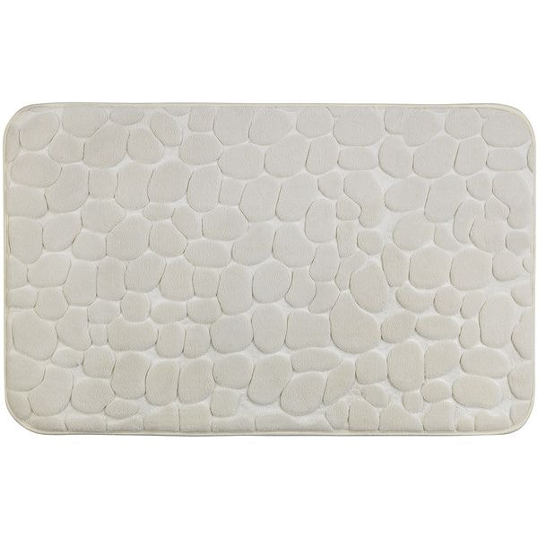 Badteppich Memory Foam Pebbles Beige, 50 x 80 cm