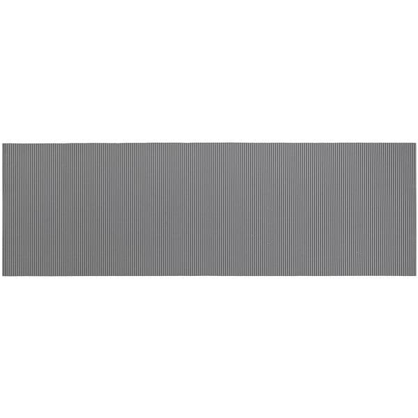 Rutschfeste Weichschaummatte 65 x 200 cm grau unifarben