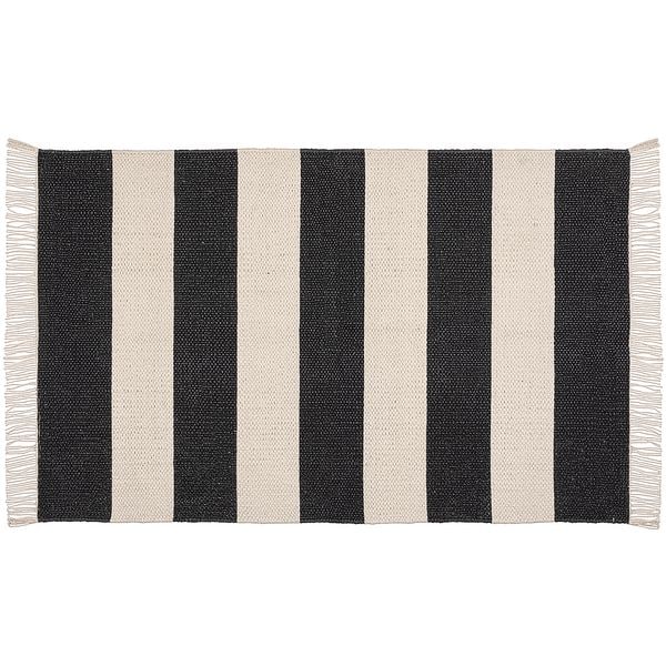 Wenko Badematte 50x80 cm Kasi aus recycelter Baumwolle weiß, 50 cm