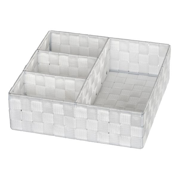 Wenko Organizer »Adria« 4 Fächer weiß, 32x10x32 cm