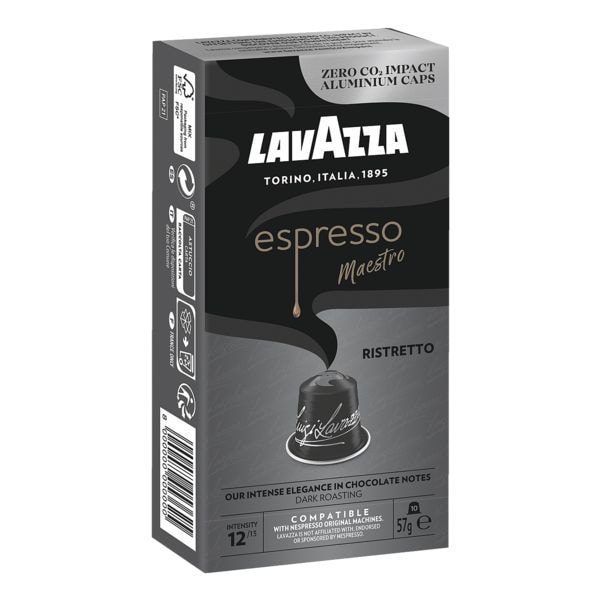 Lavazza 10er-Pack Kaffeekapseln »Espresso Maestro Ristretto« braun