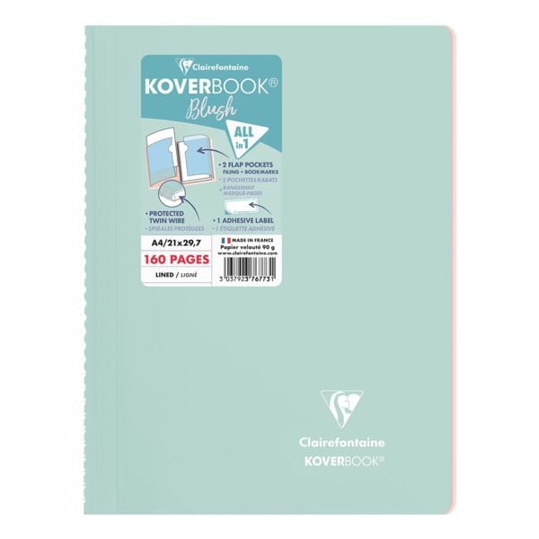Collegeblock »Koverbook« Blush A4 liniert