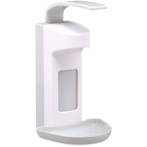 relaxdays relaxdays Desinfektionsspender mit Ablageschale - 0,5 L, 16x29x18 cm