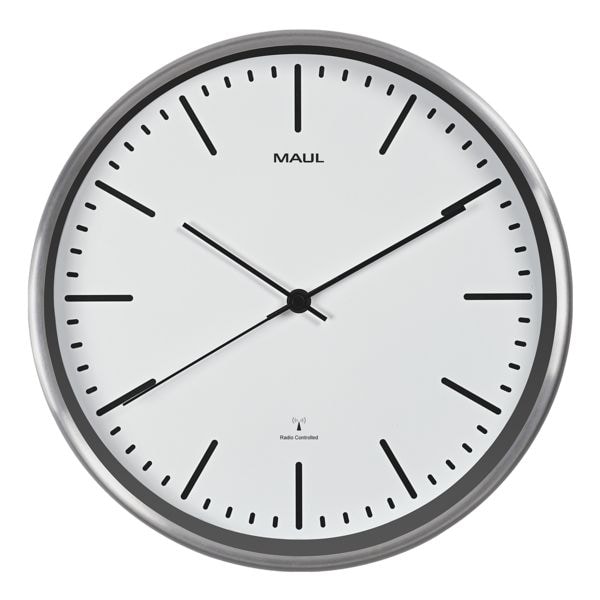 MAUL Funk-Wanduhr »MAULfly« Ø 30,5 cm weiß weiß