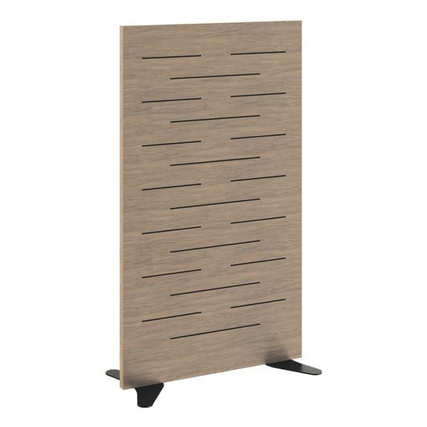 Paperflow Holztrennwand »Modell B« schwarz, 79.5x140x37 cm