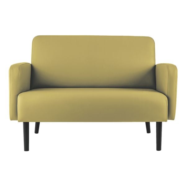 Paperflow 2-Sitzer-Sofa »Lisboa« mit Kunstlederbezug grün, 124x83x55 cm