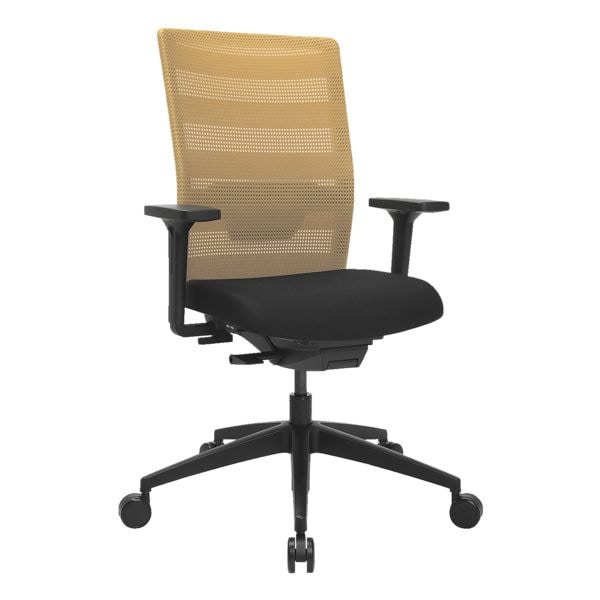 Topstar Bürodrehstuhl »AirWork« inkl. Armlehnen gelb, 68 cm