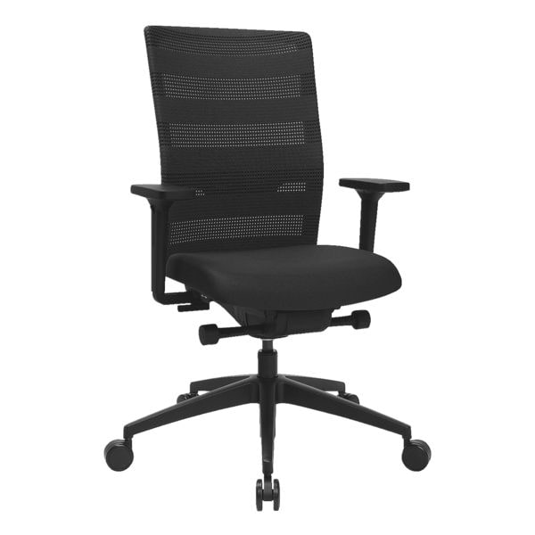 Topstar Bürodrehstuhl »Sitness AirWork« inkl. Armlehnen schwarz, 63 cm