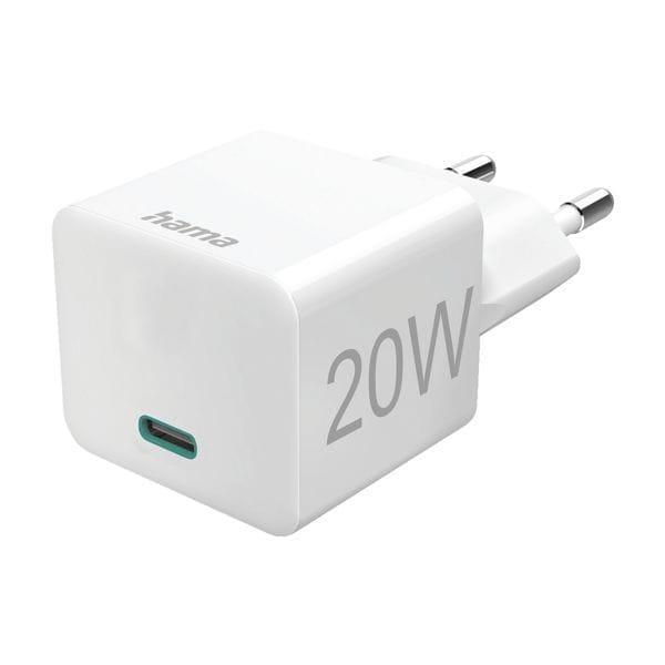 Mini-Schnellladegerät USB-C PD / Quick Charge weiß