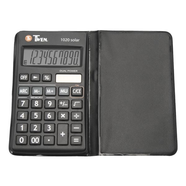 Taschenrechner »1020« mit klappbarer Schutzhülle