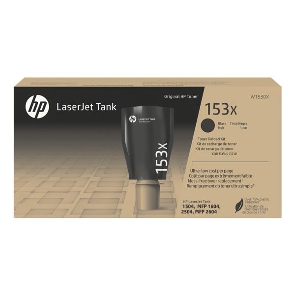 HP Toner-Nachfüllkassette »LaserJet Tank W1530X« HP 153X schwarz schwarz