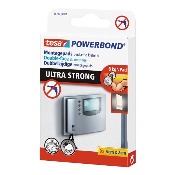 9er-Pack Klebepads »Powerbond ultra strong«