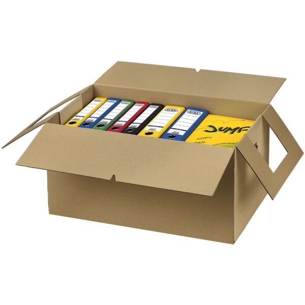 Elba 10er-Pack Umzugskartons 1-wellig 68,2 x 36,0 x 35,0 cm braun