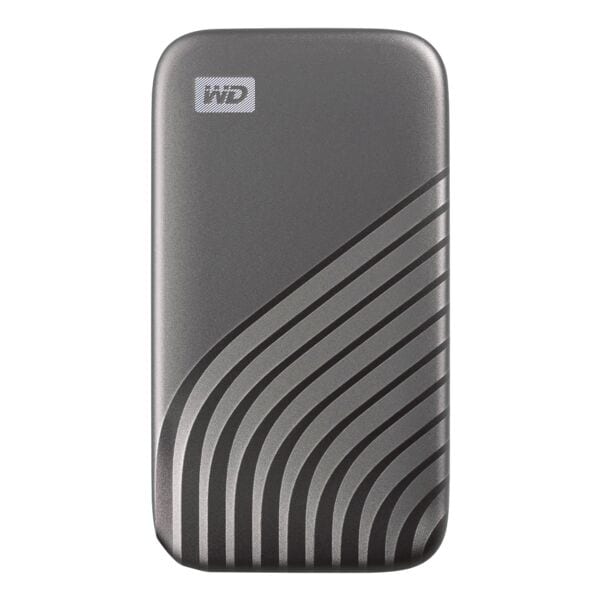 WD Mobile Festplatte »My Passport SSD« 4 TB space gray, 5.5x0.9x10 cm