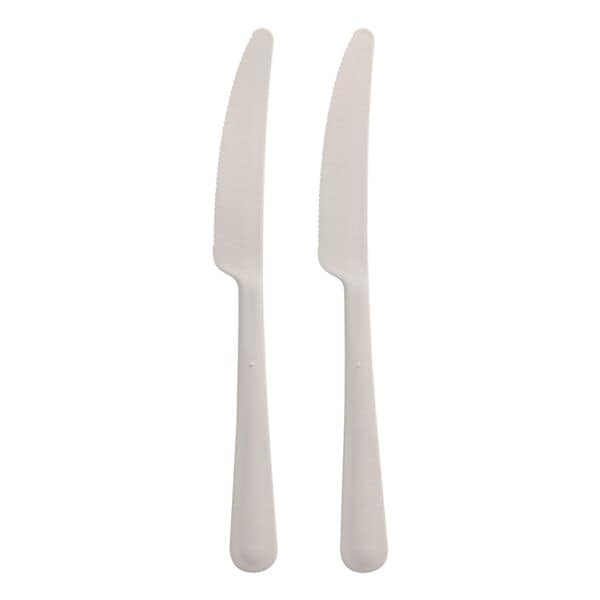 10er-Pack Mehrweg-Messer 19,7 cm weiß