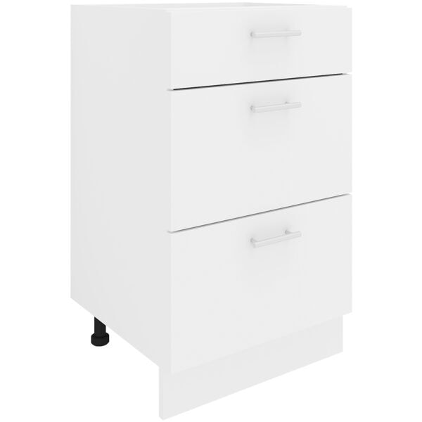 VCM Unterschrank »Esilo« 3 Schubladen weiß, 50x82x46 cm