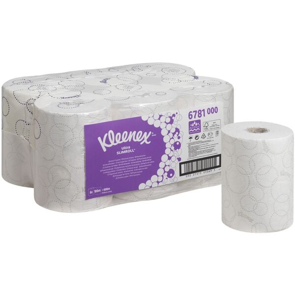 6 Rollen Papierhandtücher »Ultra SLIMROLL&reg;« 2-lagig weiß