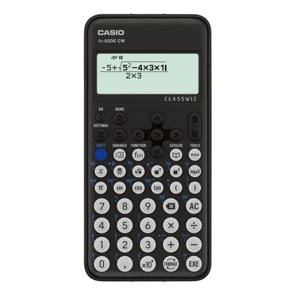 CASIO Schulrechner »FX-82DE CW ClassWiz« schwarz, 16.6x1.4x16.6 cm