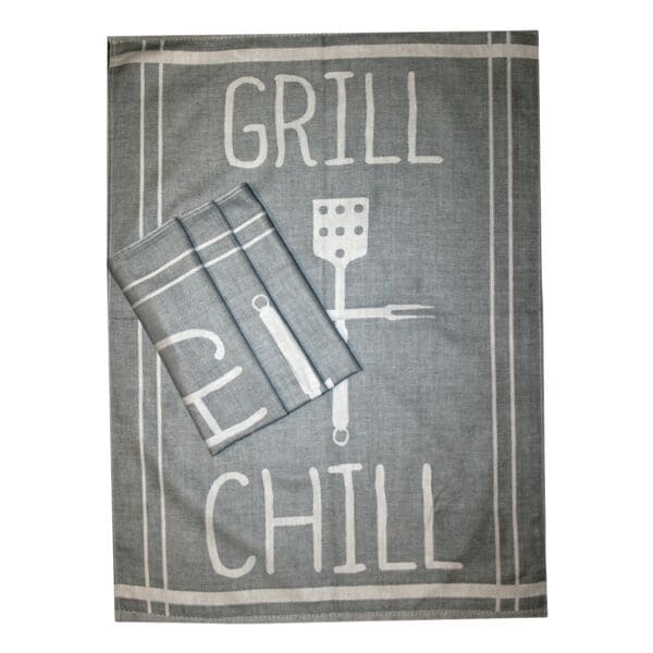 3er-Pack Geschirrtücher »Grill + Chill«
