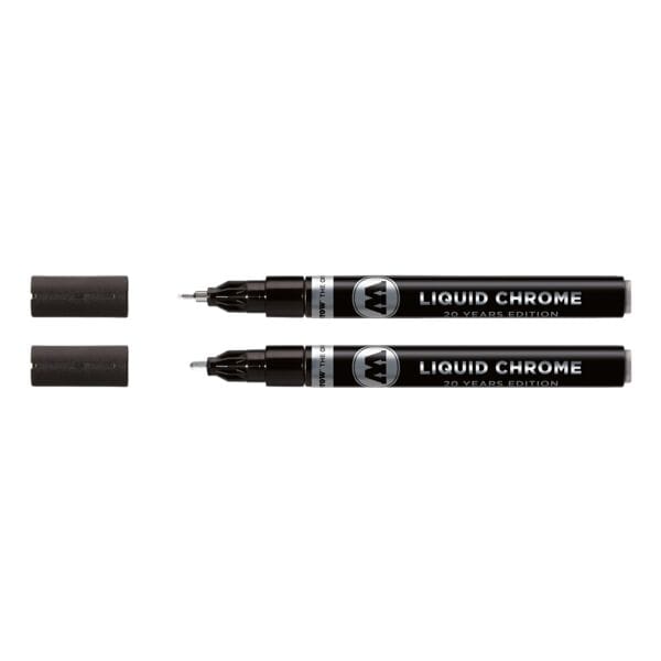 MOLOTOW 2er-Set Lackmarker »LIQUID CHROME&trade;« 1 + 2 mm silber