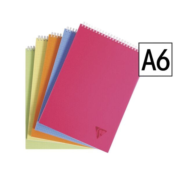 Clairefontaine Notizblock »Linicolor FRESH« A6 kariert weiß - Papier