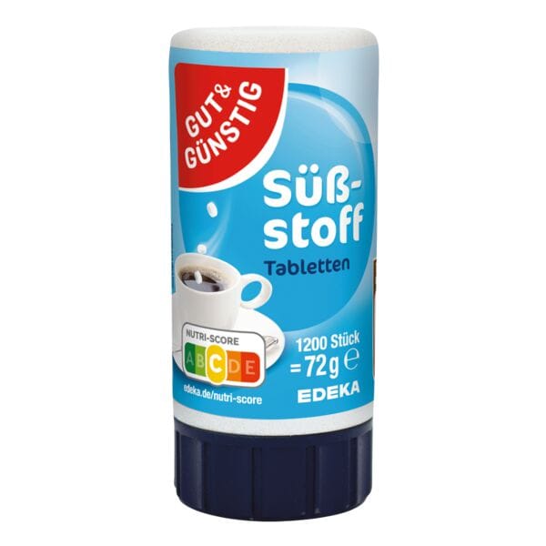 Gut und Günstig Süßstoff-Tabletten im Spender 1200 Stück