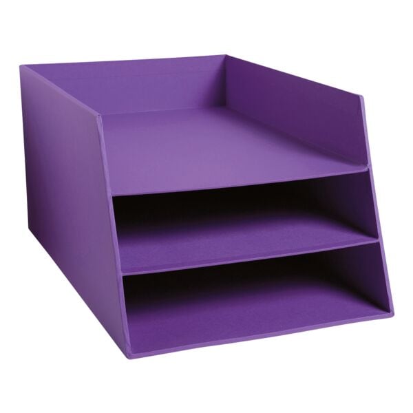 EXACOMPTA 4 Briefablagen »Teksto« violett - Recycling-Karton