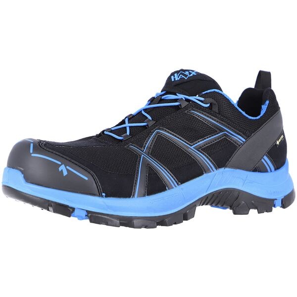 HAiX Sicherheitshalbschuhe S3 »SAFETY 40.1 low« Black Eagle blau Größe 42 (UK 9) schwarz