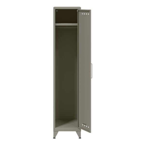Bisley Spind »FERN Locker« 1x1, Stahl, auf Füßen, 38 x 180 cm grau, 38x180 cm