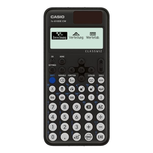 CASIO Schulrechner »FX-810DE CW ClassWiz« schwarz, 7.7x1.07x7.7 cm