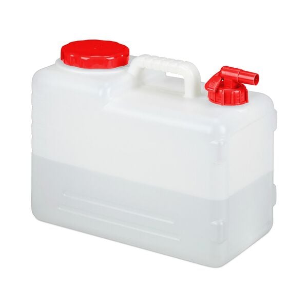 relaxdays Wasserkanister mit Hahn 10 l