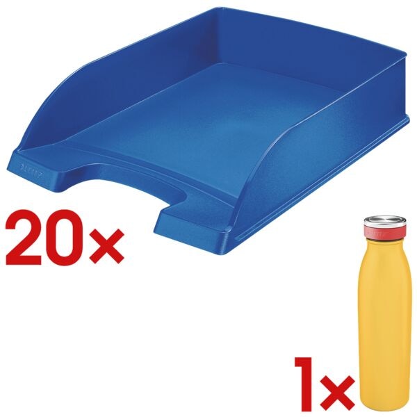 20x Briefablage »5227 Plus« inkl. Thermo-Trinkflasche »9016 Cosy« gelb