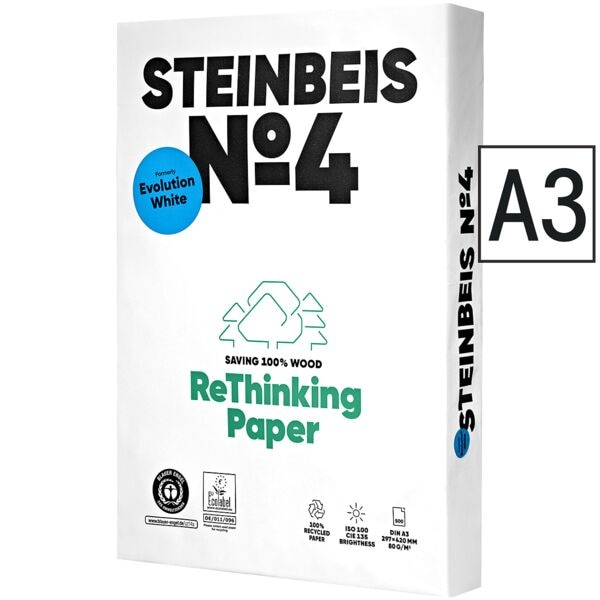 Druck- und Kopierpapier »No4-ReThinking Paper« Recycling DIN A3