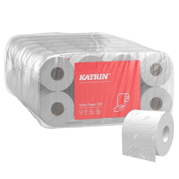Katrin Toilettenpapier »400« 2-lagig 48 Rollen Weiß