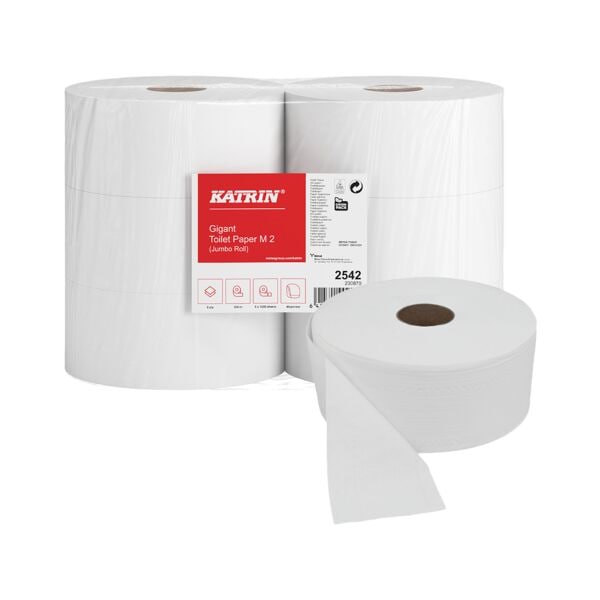 Jumbo-Toilettenpapier »Gigant M2« 2-lagig 6 Rollen