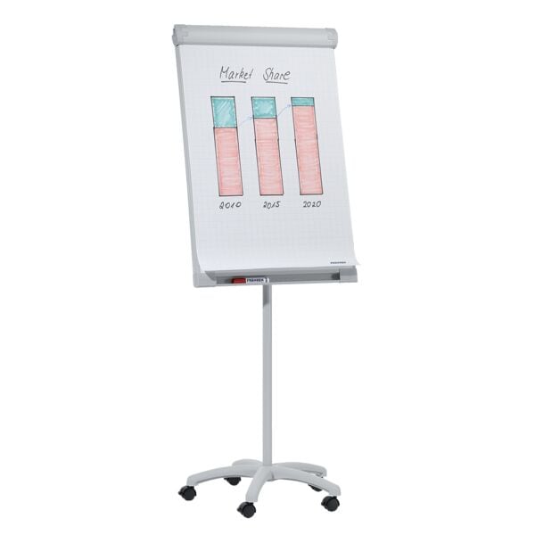 Franken Flipchart »Pro Mobil« silber, 19 cm