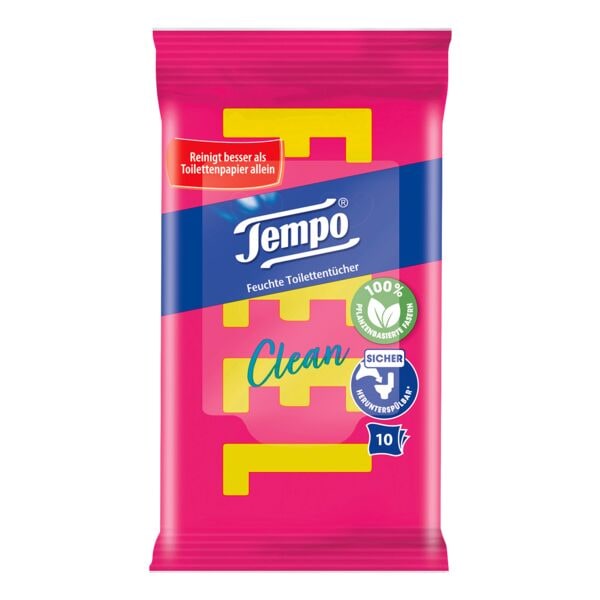 Tempo Feuchtes Toilettenpapier »Feel« Travelpack weiß