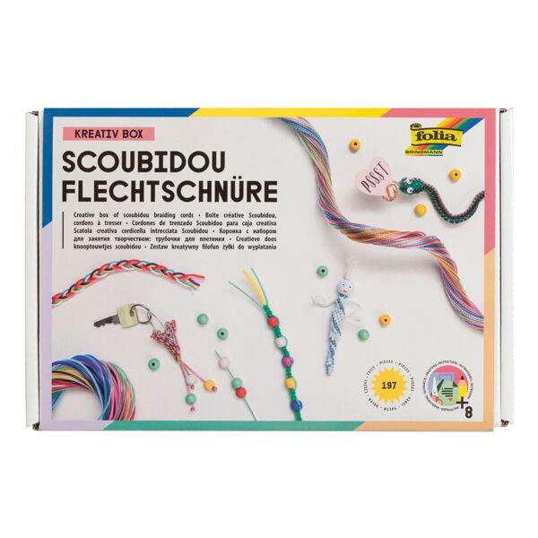 folia Scoubidou Flechtschnüre »KREATIV BOX«