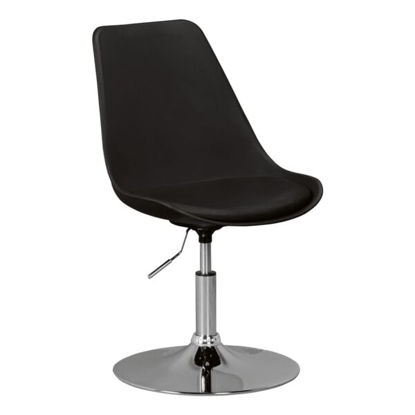 Amstyle Besucherstuhl »Korsika« Kunststoff Schwarz, 46x76x46 Cm