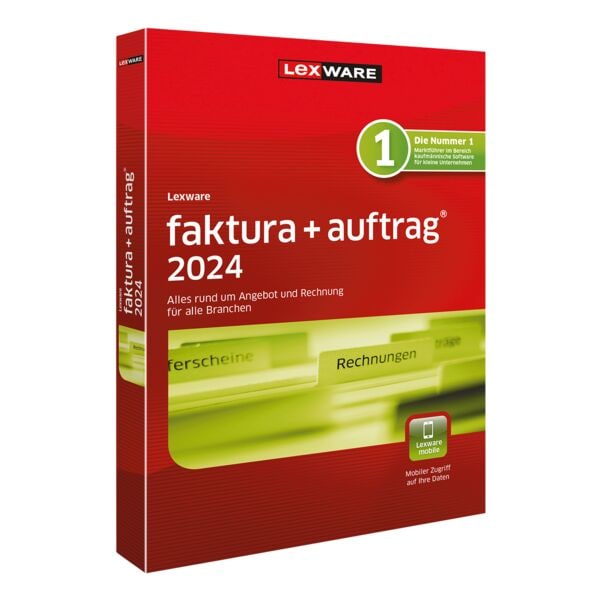 Software »faktura+auftrag 2024« 365 Tage