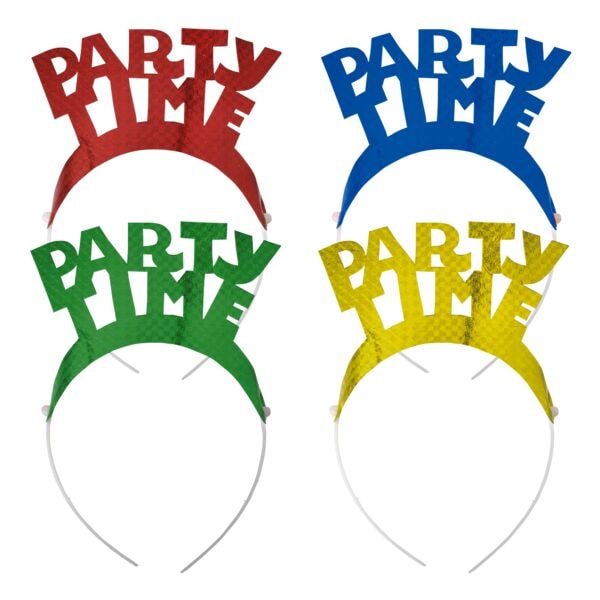 4er-Set Haarreifen »Party Time«