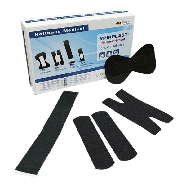 Holthaus Medical 50-tlg. Pflastersortiment »YPSIPLAST&reg;« robust schwarz schwarz, 13x8.5x3 cm