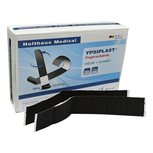 Holthaus Medical 100er-Pack Fingerverbände »YPSIPLAST&reg;« robust schwarz schwarz, 13x8.5x3 cm