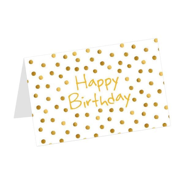 Geburtstagskarte »Happy Birthday Punkte«