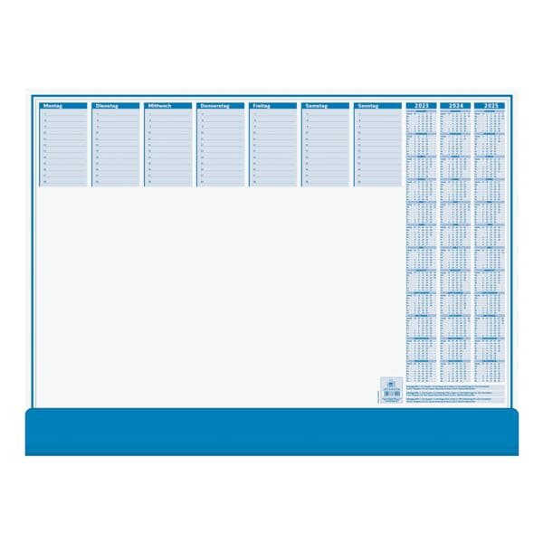 König & Ebhardt Schreibunterlage »3-Jahres-Kalender« 2026 bis 2028 - 50 Blatt blau