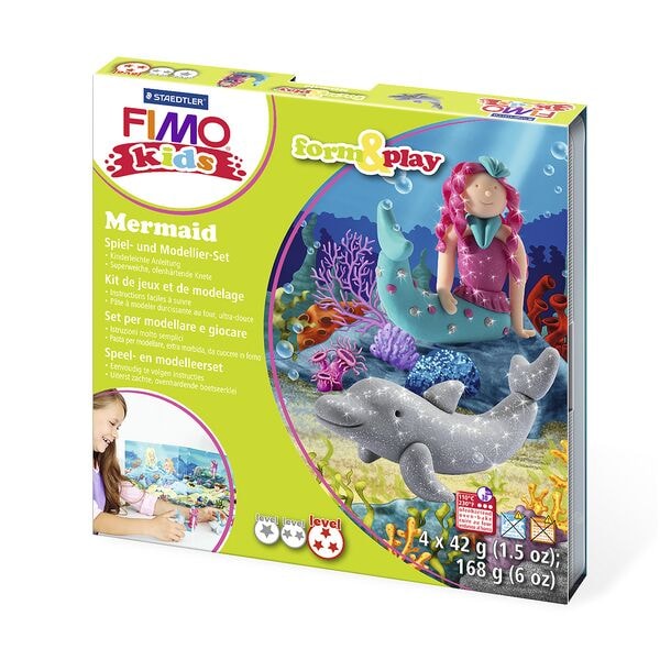 FIMO Spiel- und Modellier-Set »Fimo Kids - Mermaid«