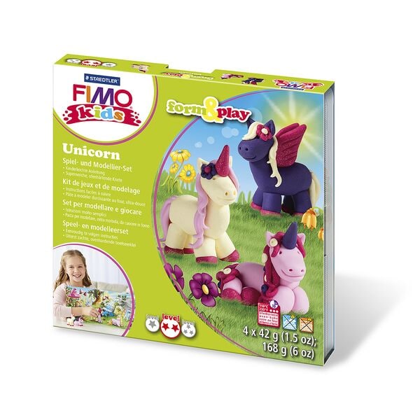 FIMO Spiel- und Modellier-Set »Fimo Kids - Unicorn«