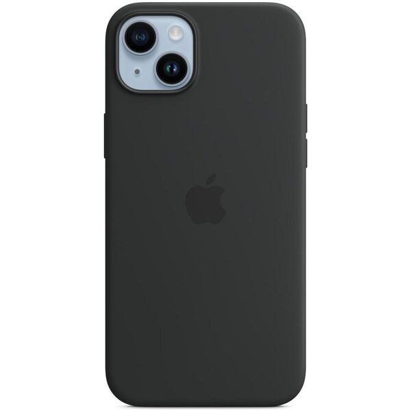 Silikon Case für iPhone 14 Plus mit MagSafe Midnight