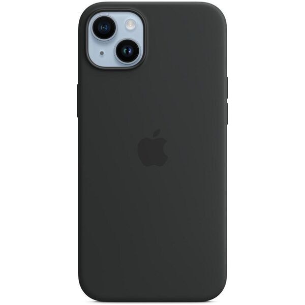 Apple Silikon Case für iPhone 14 Plus mit MagSafe Midnight