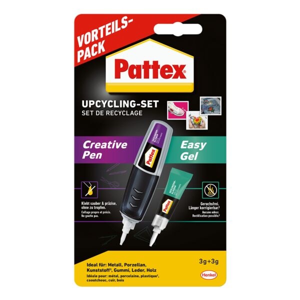 Sekundenkleber Upcycling-Set »Creative Pen« inkl. »Power Easy Gel«, 2x 3 g